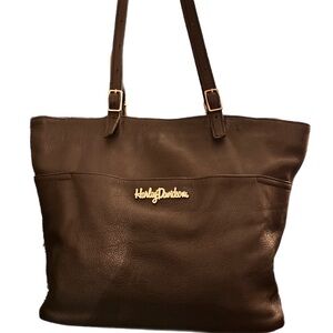 Harley-Davidson Black Tote Bag with Luxurious Design